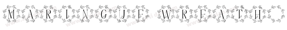 Maringue Wreath字体转换